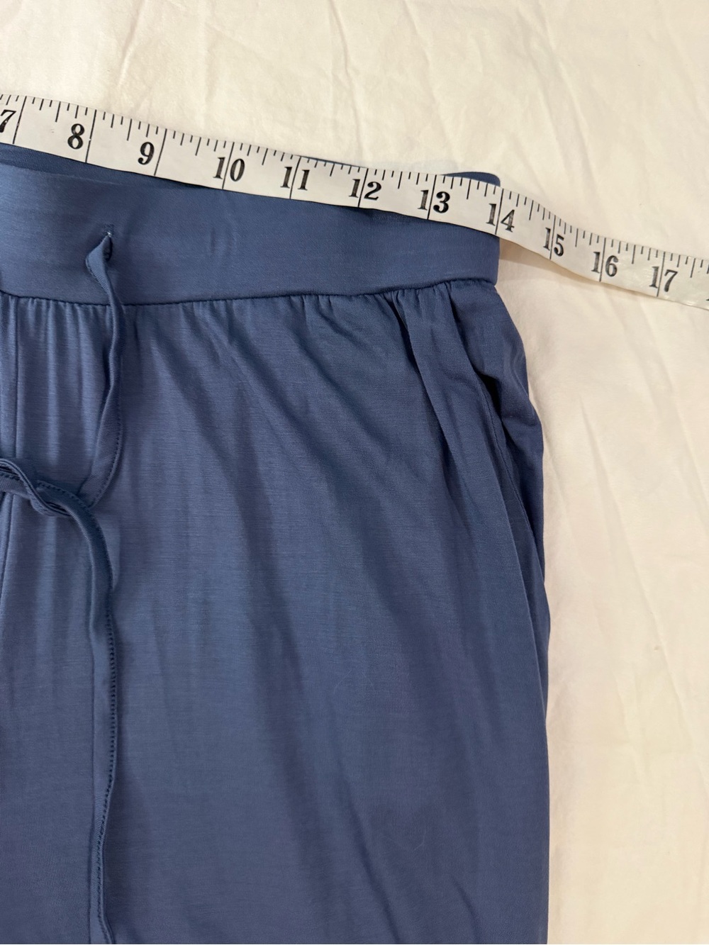 NWT EDEN & OM Bamboo Pajama Pants Blue Ice S - Picture 9 of 14